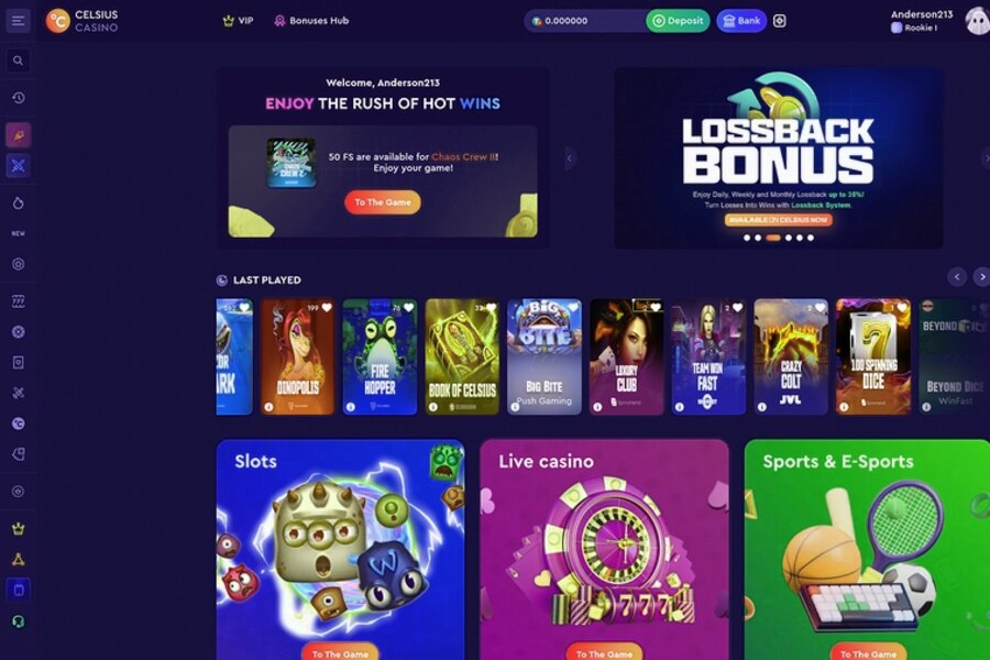 Celsius Casino : Accédez à votre compte facilement